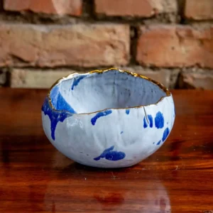 Keramikschale Vergoldete mich